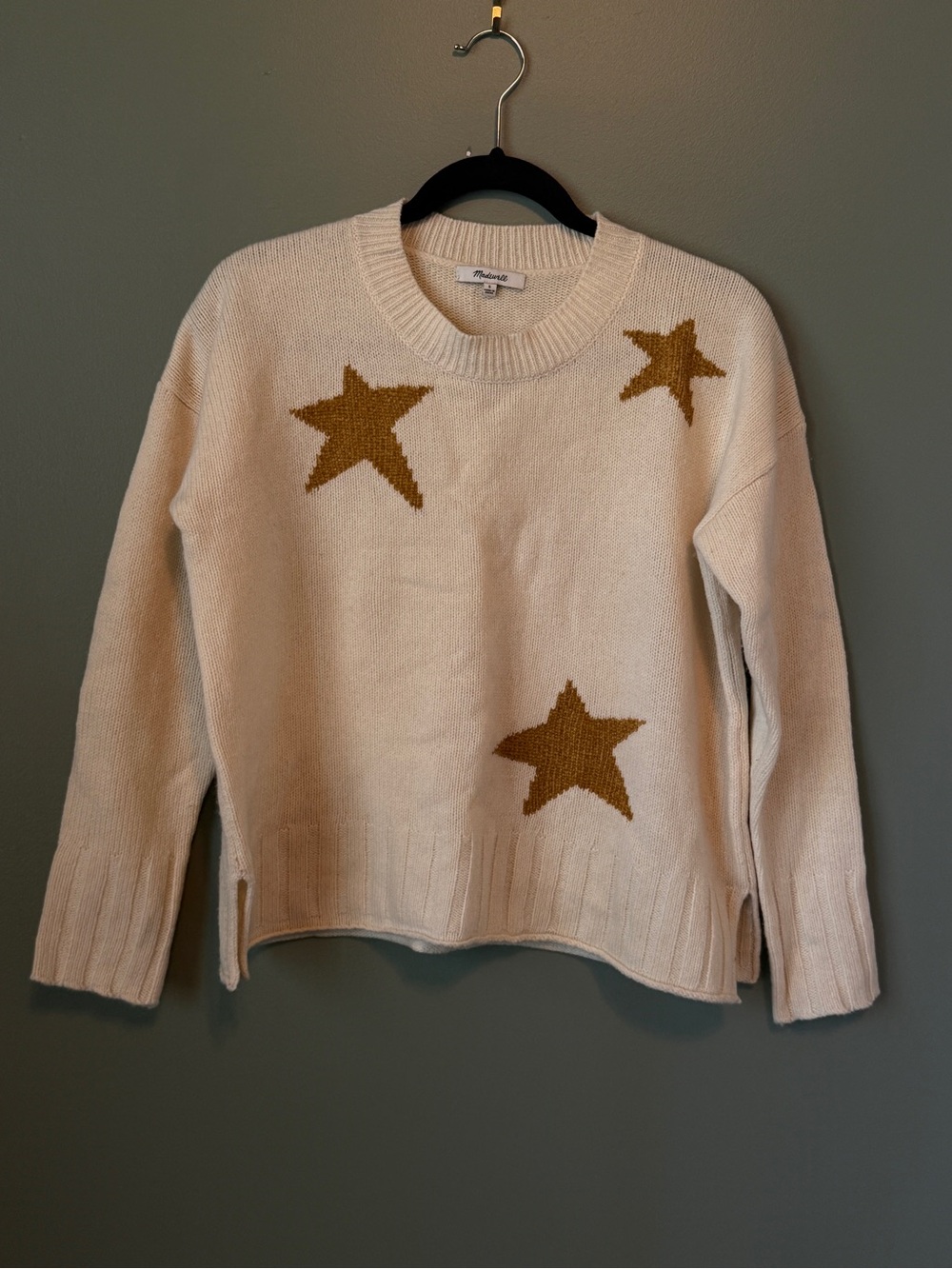 Madewell - Star Pullover Sweater (100% merino wool) - Size S
